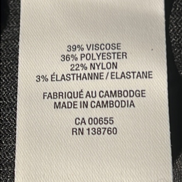 Reitmans Dress Pants Size 22 Pull On Smoky Dark Gray - Picture 7 of 11